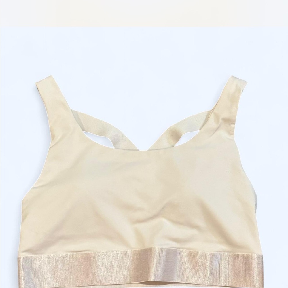 Forever 21 Light Pink Satin Bralette/Sportsbra
